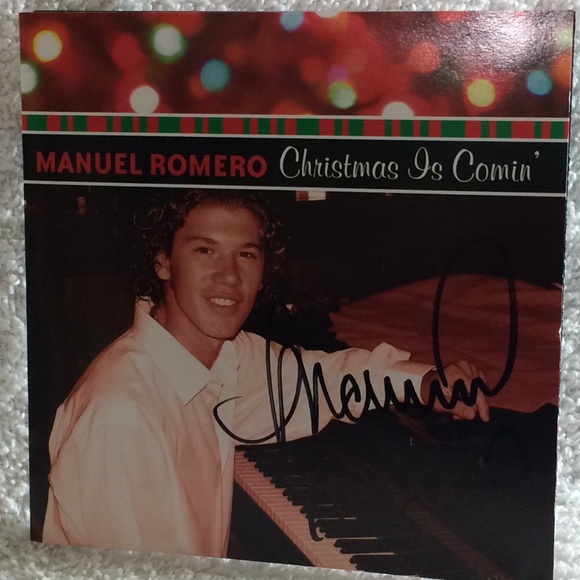 Manuel Romero Christmas Is Comin' CD Autographed - Picture 2 of 7